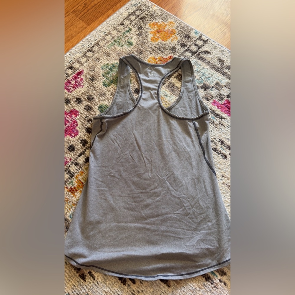 Athleta Gray Racerback Performance Tank - Picture 3 of 4